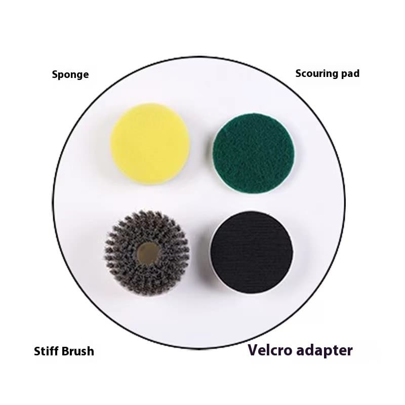Four-piece replacement cleaning head set